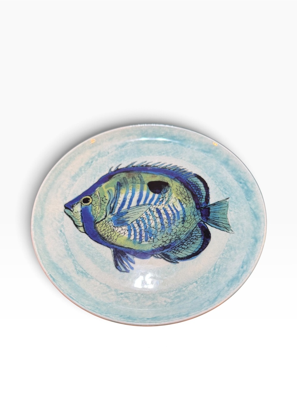 Decorative Fish Plate 8” CMG Hand Made In Portugal